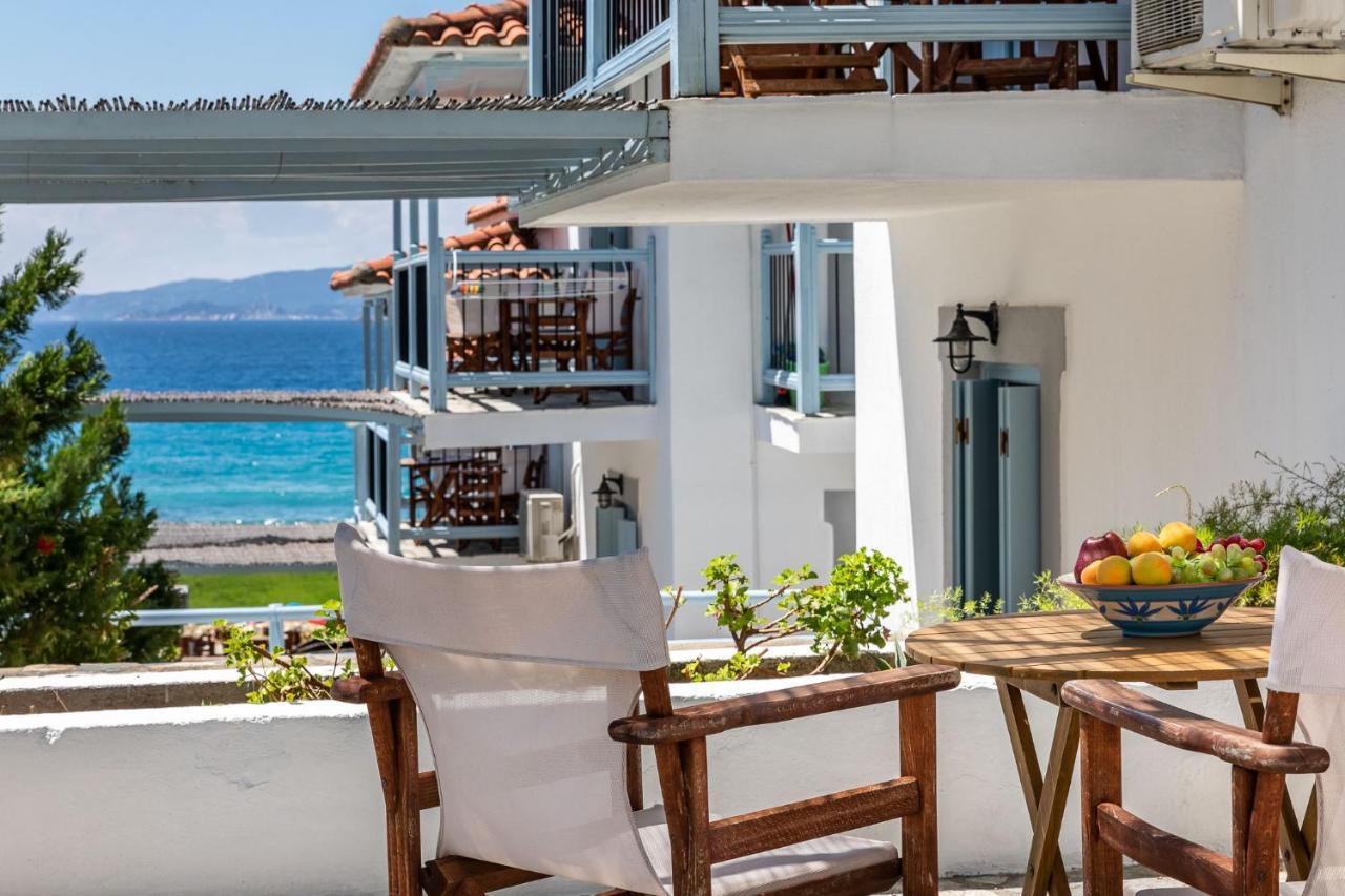 Milia Beach Apartments Paralia Milia Ngoại thất bức ảnh