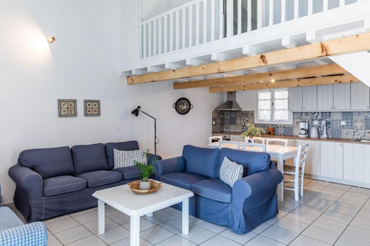 Milia Beach Apartments Paralia Milia Ngoại thất bức ảnh
