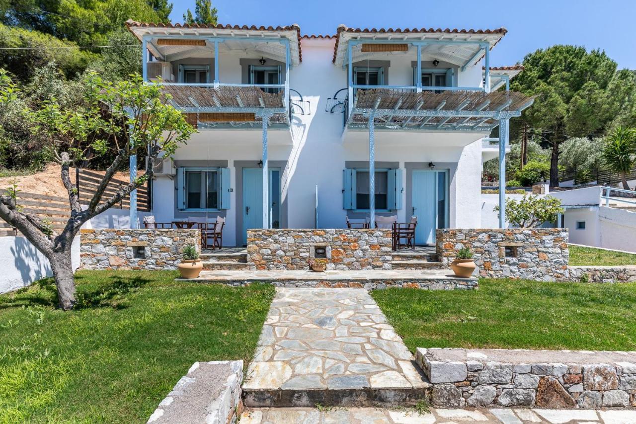 Milia Beach Apartments Paralia Milia Ngoại thất bức ảnh